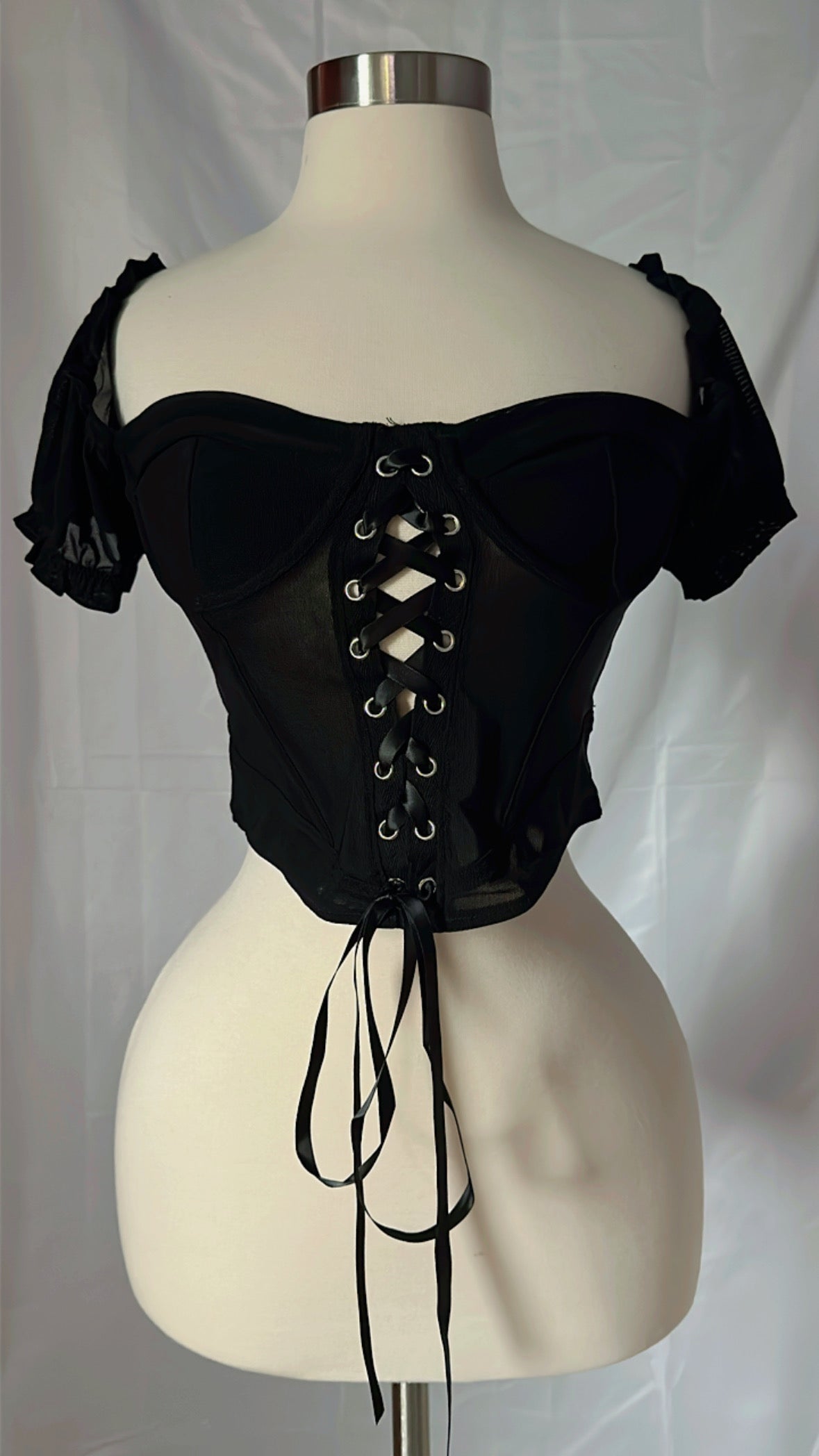 Lacey Mesh Whisper Top