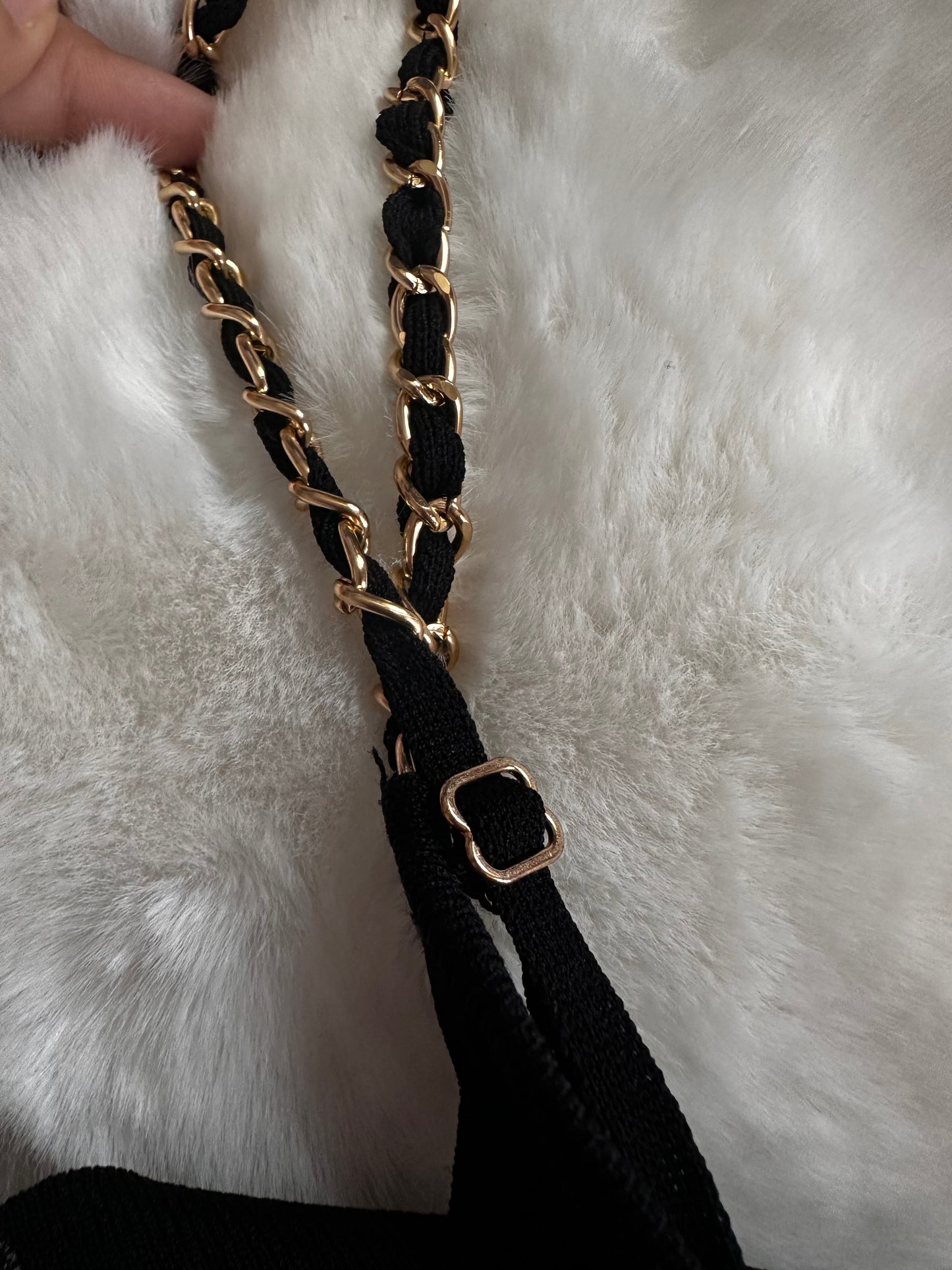 Chain Tank Slit Dress