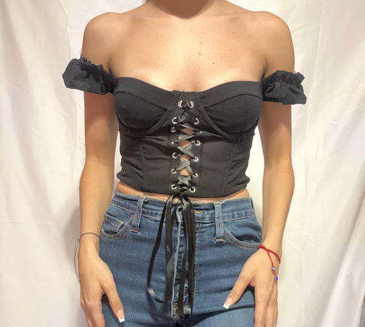 Lacey Mesh Whisper Top